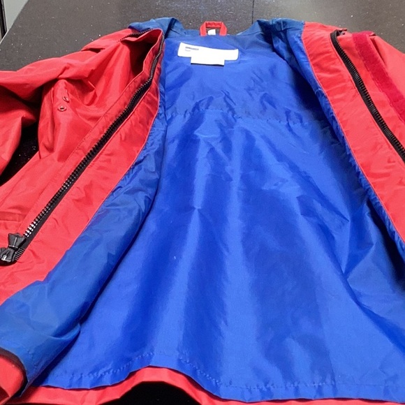 Men’s Vintage Henri Lloyd sailing rain coat Red Size - Picture 6 of 10